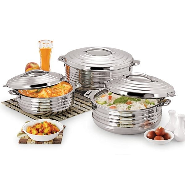 Caserola Termica din Inox, Cu Manere si Capac