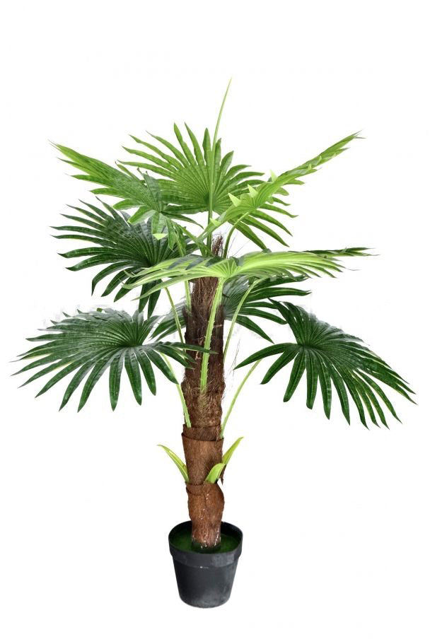 Pom decor Palmier artificial in ghiveci de Plastic, 110x16cm