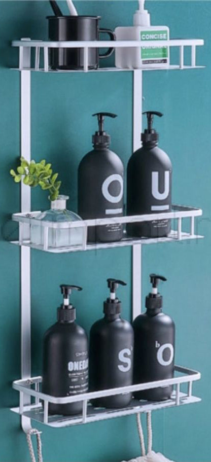 Etajera baie din aluminiu, 60 x 26 cm