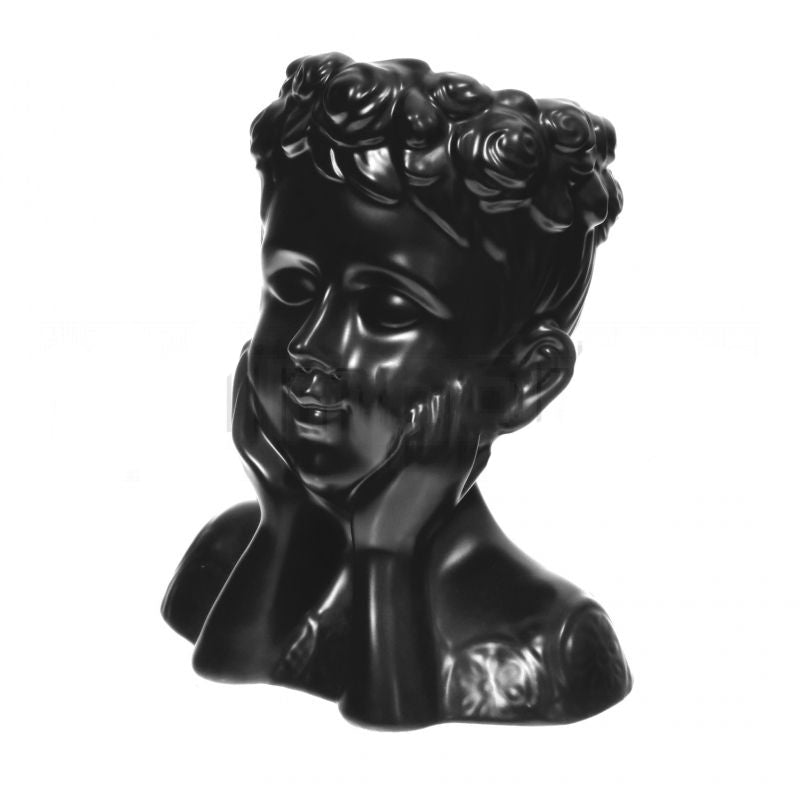 Vaza decor Ceramica, Chip de copil, 25x23 cm