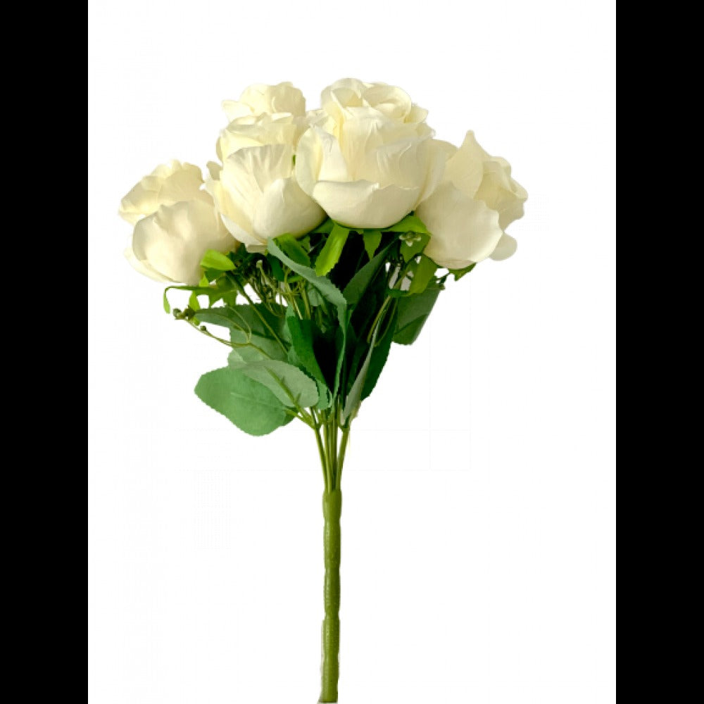 Buchet 9 Trandafiri Albi