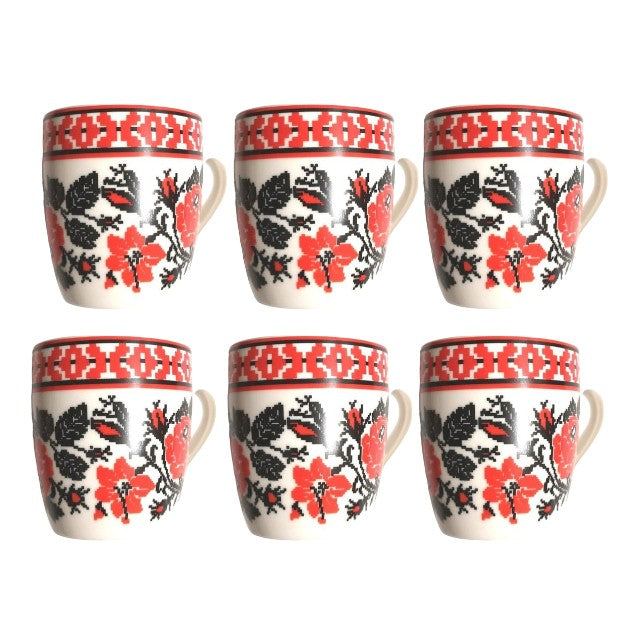 Set 6 Cani Ceramica, model Traditional, 300 ml