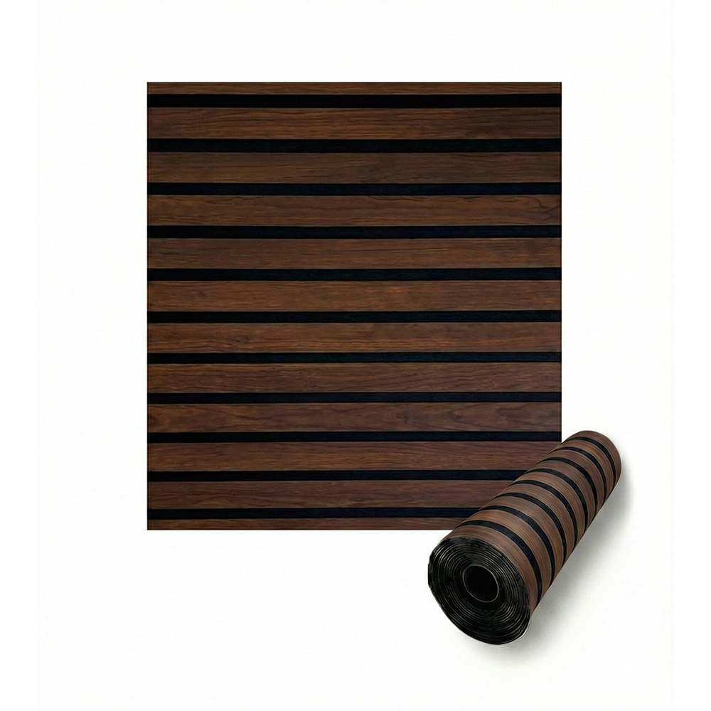 Riflaj/Panou decorativ de perete, efect lemn de stejar deschis/inchis , 60cm*3m