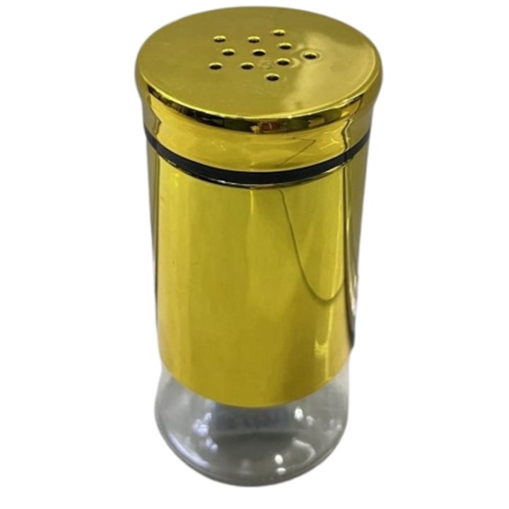 Solnita , Sticla , Auriu, 19 cm