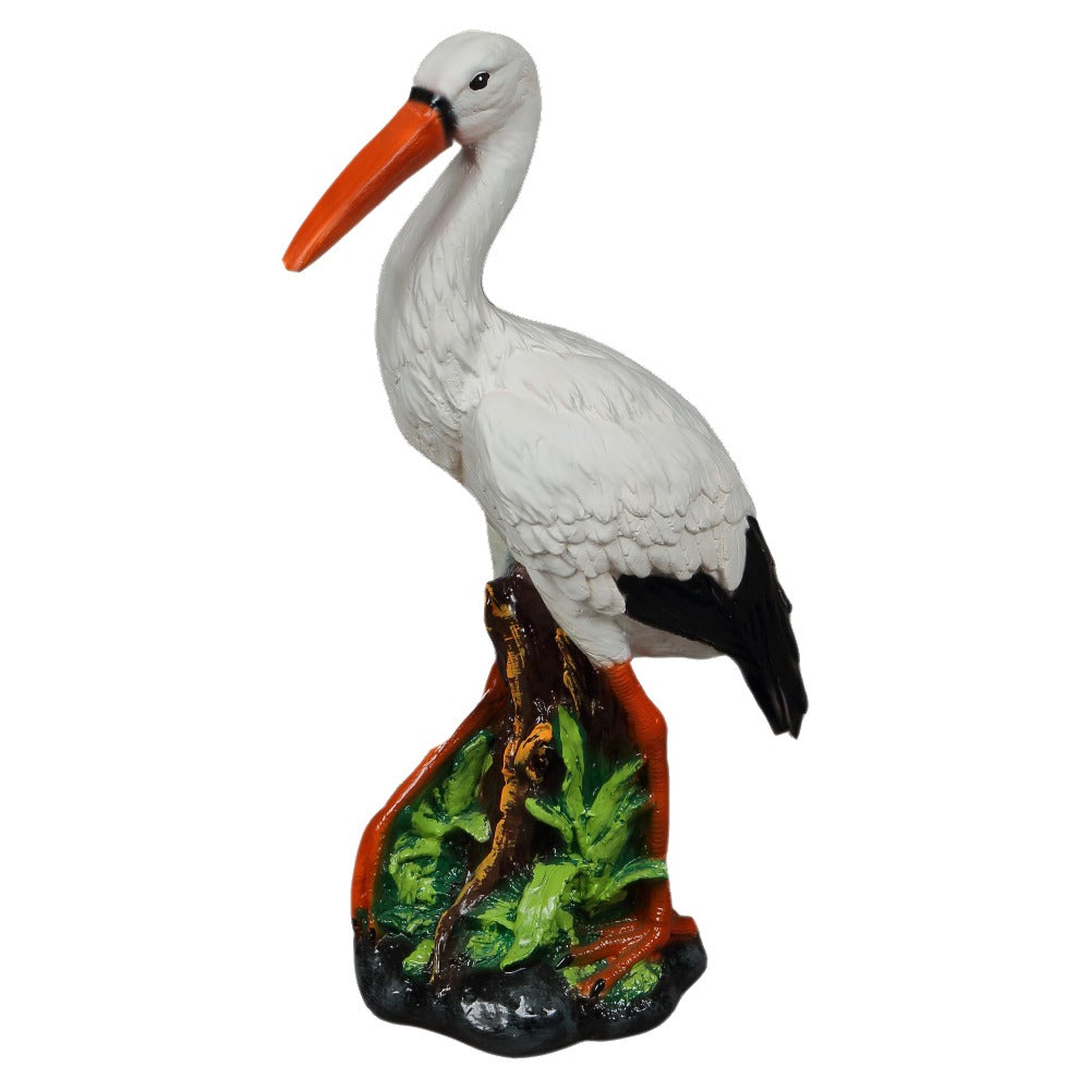 Barza Decorativa pentru Gradina, Ceramica, 56 cm