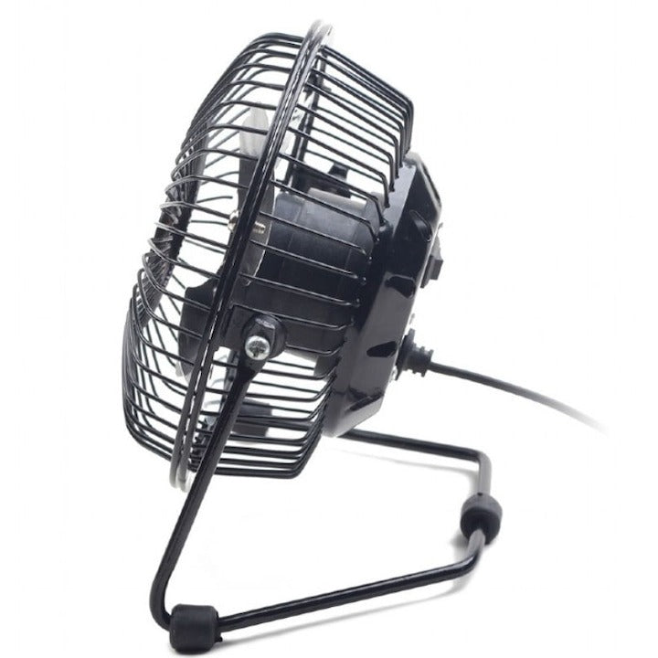 Ventilator pentru birou, USB, Metal, 20x10x20 cm