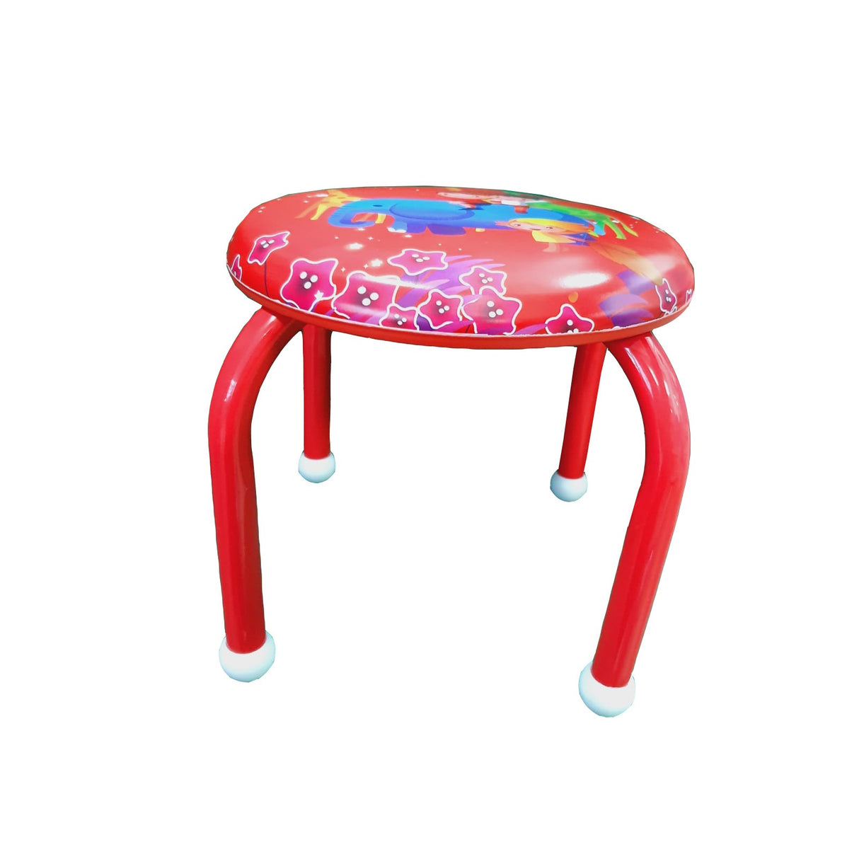 Scaun metalic pentru copii, sezut moale, 26x26 cm