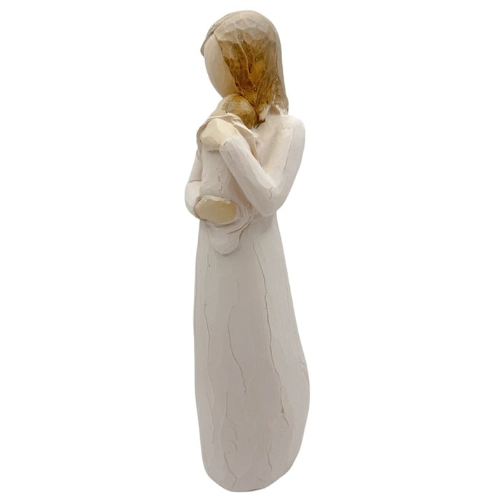 Statueta Mama cu Copil/ Bebe in brate , polirasina , 20 cm