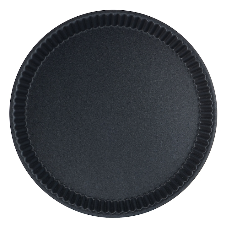Tava copt pentru tarta, metal teflonat (antiaderent), diametru 27cm, inaltime 4cm