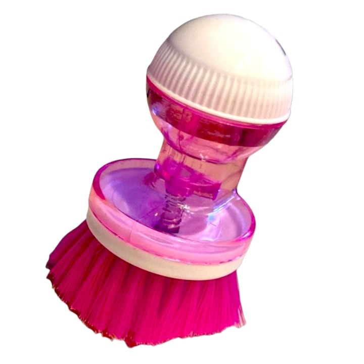 Perie Curatare cu Recipient Dozare detergent , 10.5cm