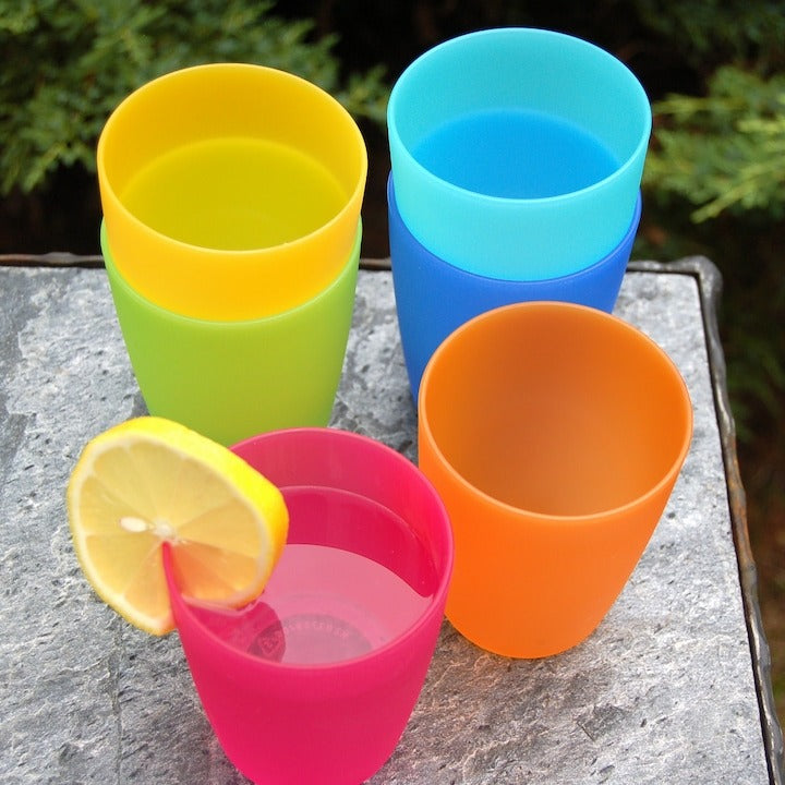 Set 6 pahare din plastic , 270 ml