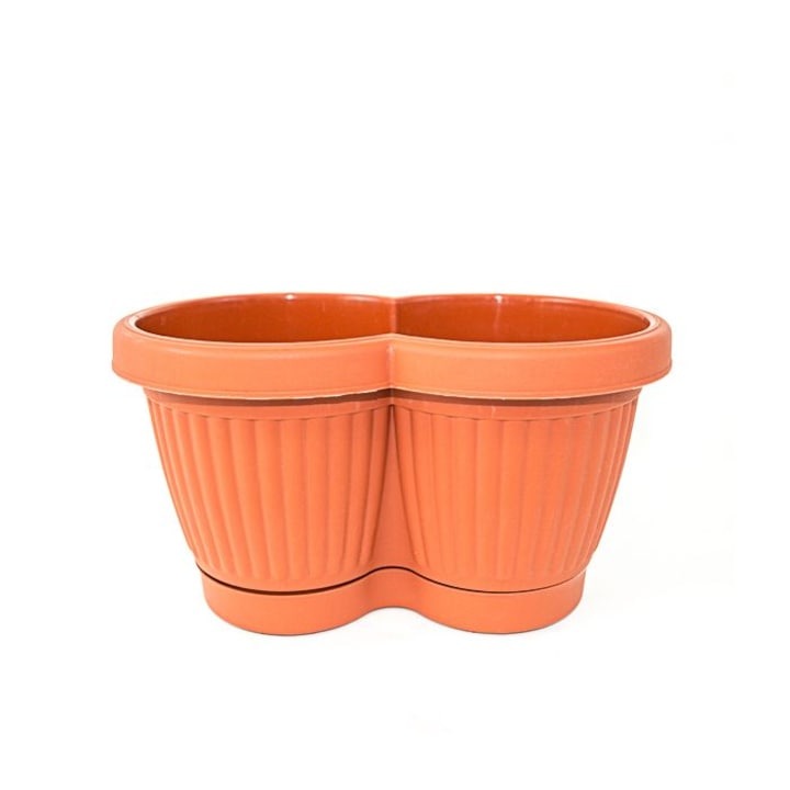 Jardiniera plastic, model Bella numarul 2, 25x15x15 cm