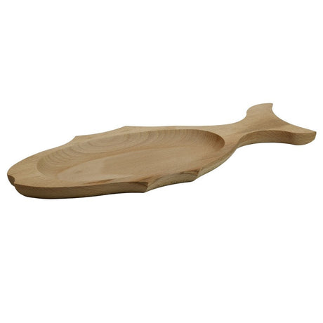 Platou PESTE, tava de servire, lemn masiv rustic, 46 x 18 cm