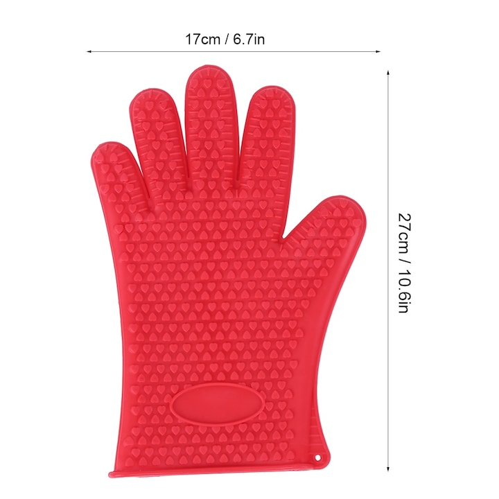 Manusa din silicon pentru bucatarie, 27x17 cm