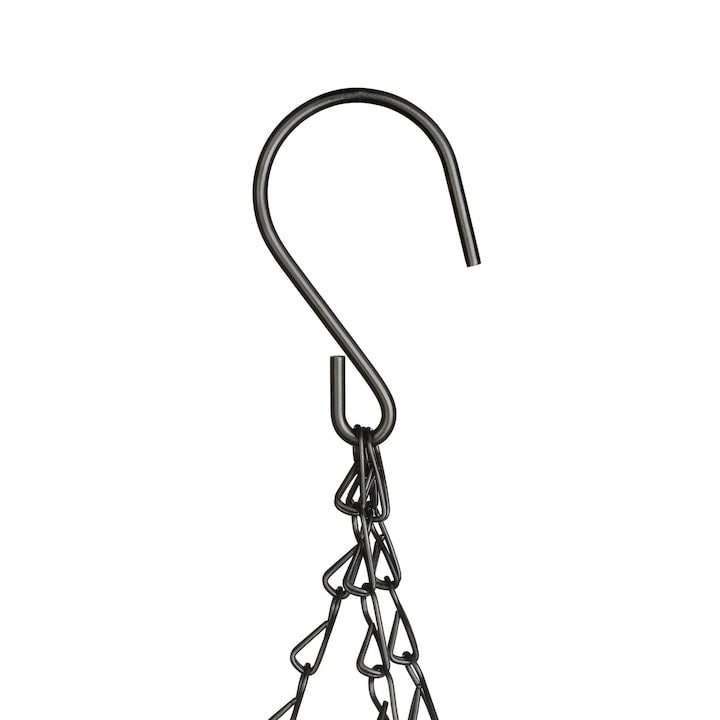 Aranjament Ghiveci Suspendat cu lant din Fibra Cocos 20 cm