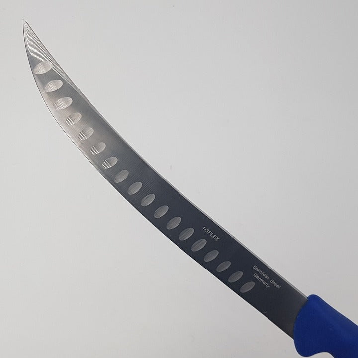 Cutit macelar lama curbata pentru feliat,dezosat 33 / lama 18 cm , 140 g