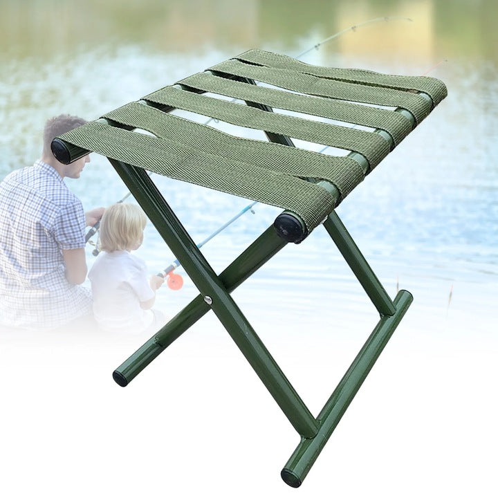 Scaun Pliabil Metalic pentru Camping si Pescuit,31x24x33cm