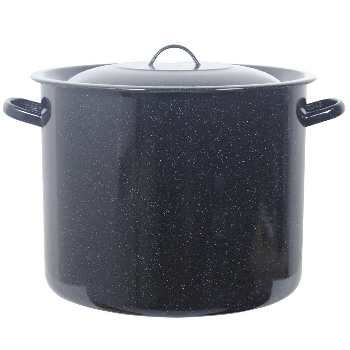 Oala Neagra Emailata 30 litri, cu Capac, bucatarie, gatit, depozitare alimente