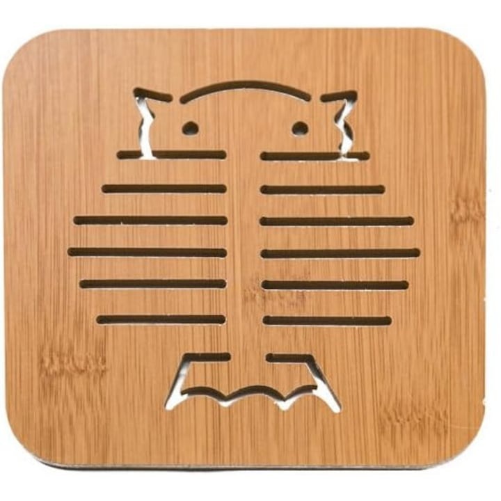 Suport pentru Oale fierbinti, Bambus, 17cm