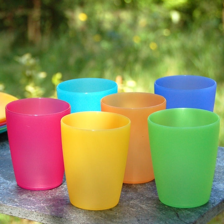 Set 6 pahare din plastic , 270 ml