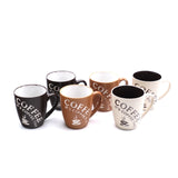 Set 6 Cani de Cafea, Ceramica, 300 ml, diametru 7 cm