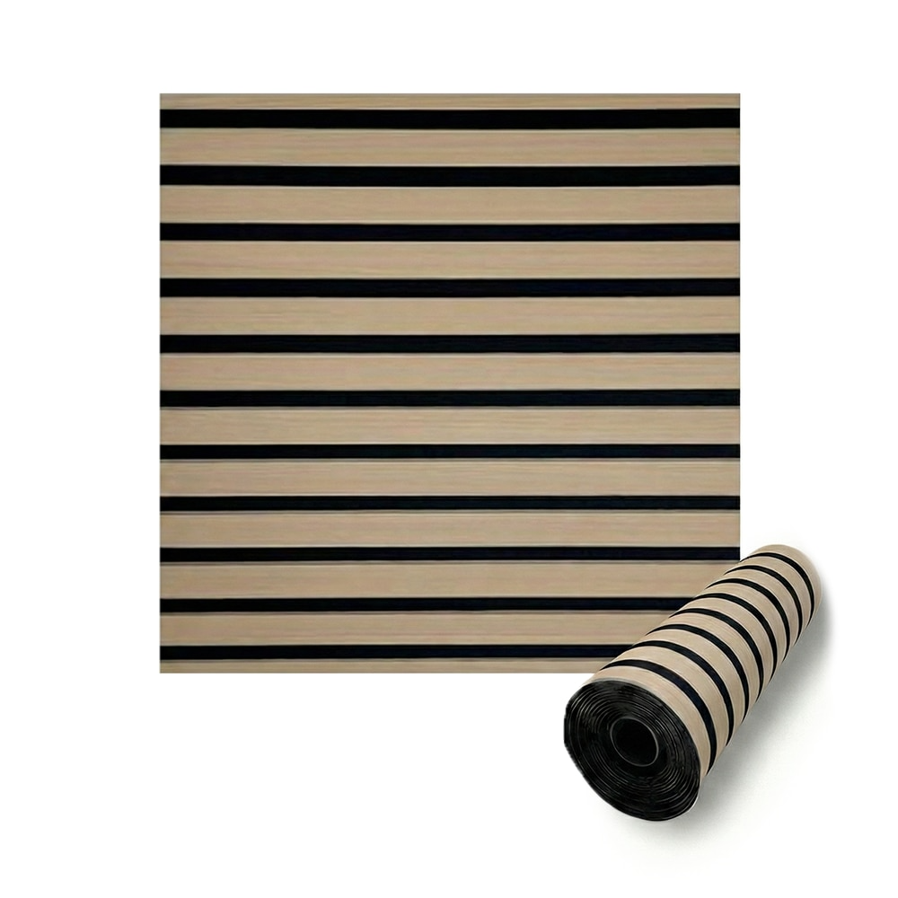Riflaj/Panou decorativ de perete, efect lemn de stejar deschis/inchis , 60cm*3m