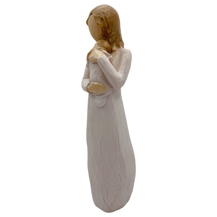 Statueta Mama cu Copil/ Bebe in brate , polirasina , 20 cm