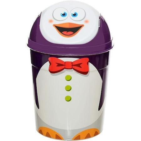 Cos gunoi, camera copil, plastic, capac rabatabil , 4 L