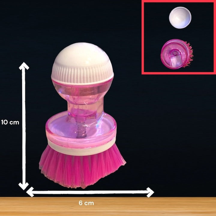 Perie Curatare cu Recipient Dozare detergent , 10.5cm