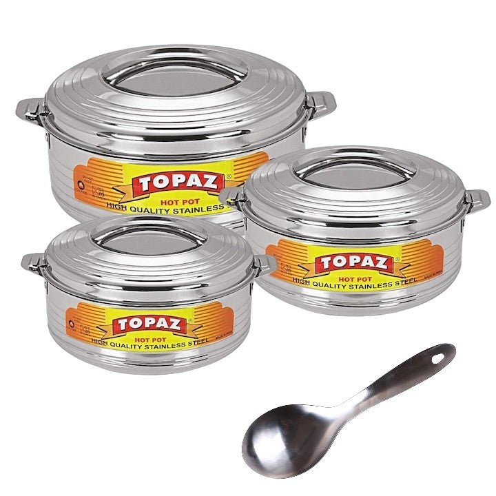 Caserola Termica din Inox, Cu Manere si Capac