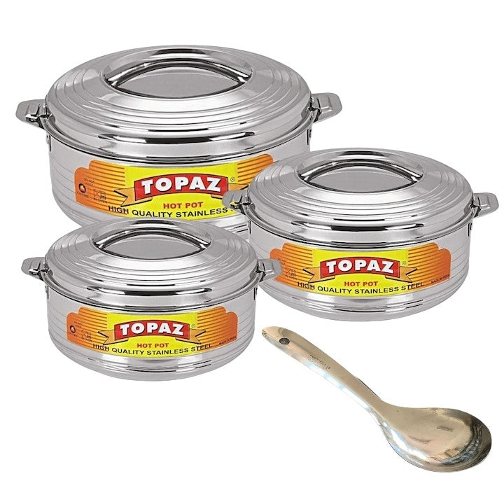 Caserola Termica din Inox, Cu Manere si Capac