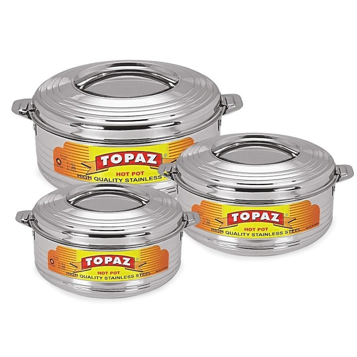 Caserola Termica din Inox, Cu Manere si Capac