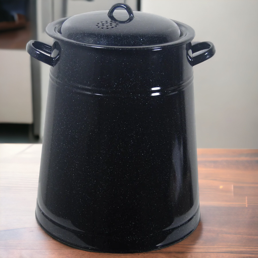 Bidon untura, garnita emailata 10 l cu capac