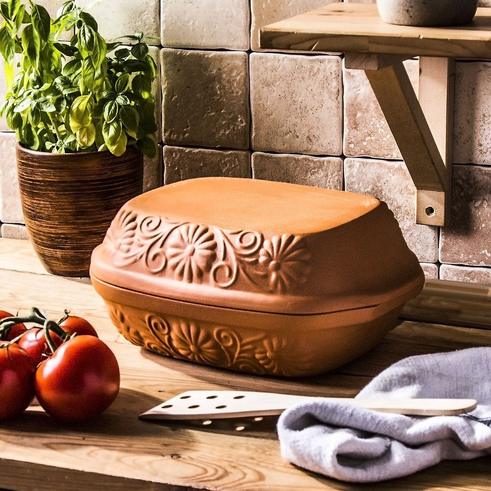 Oala din Lut cu capac pentru sarmale