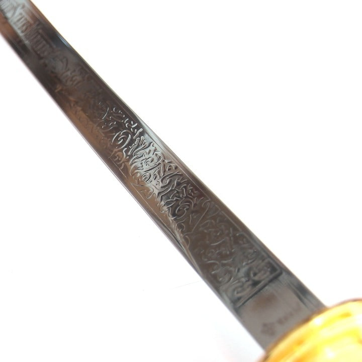 Sabie tip Muschetar cu suport de lemn ,otel inox, 58 cm , 510 g