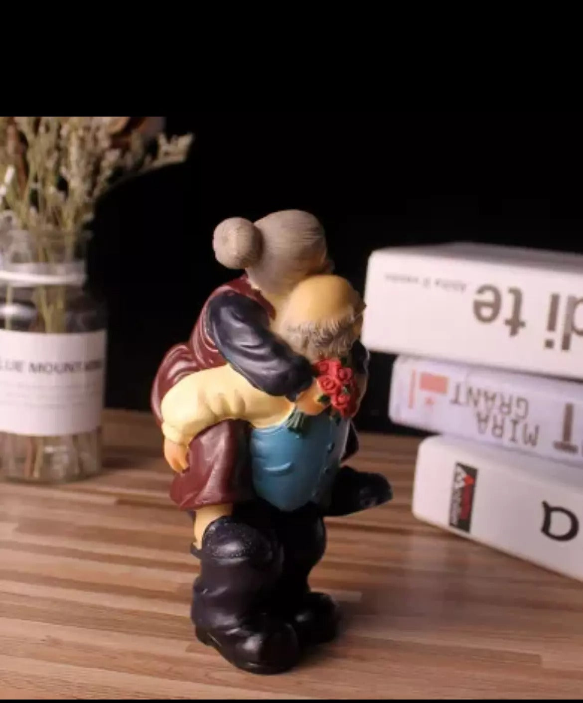 Statueta decorativa, Bunici in carca , 14 cm