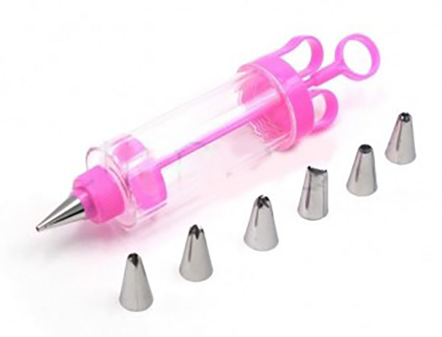 Seringa ornat cu 7 capete, Plastic, 23 cm