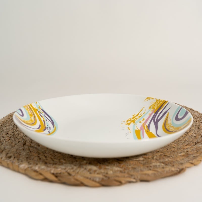 Serviciu masa din opal 18 piese Spiral