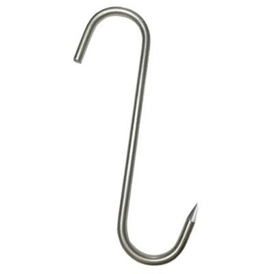 Carlig macelarie, Inox, 16cm