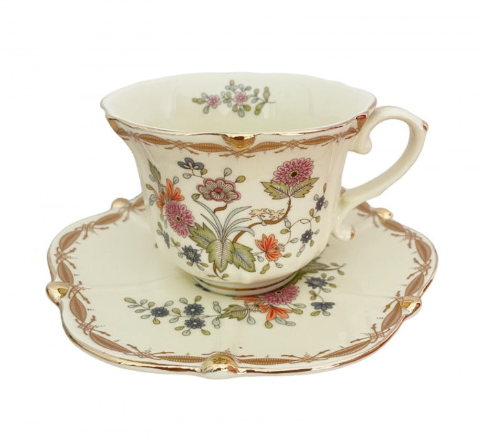 Set Cadou 2 Cesti cu Farfurii elegante, Cutie Cadou, Vintage