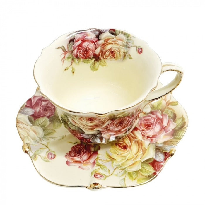 Set Cadou 2 Cesti cu Farfurii elegante, Cutie Cadou, Vintage