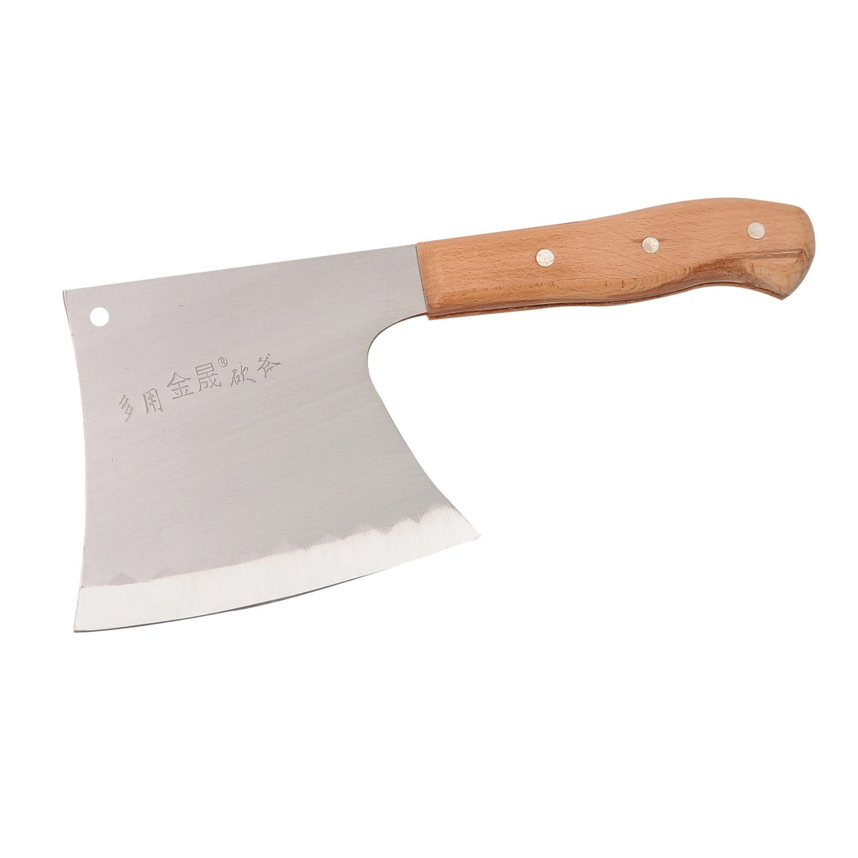 Set 2 cutite calitate Germana, Satar pentru spart oase, Masat pentru ascutit, Otel inoxidabil