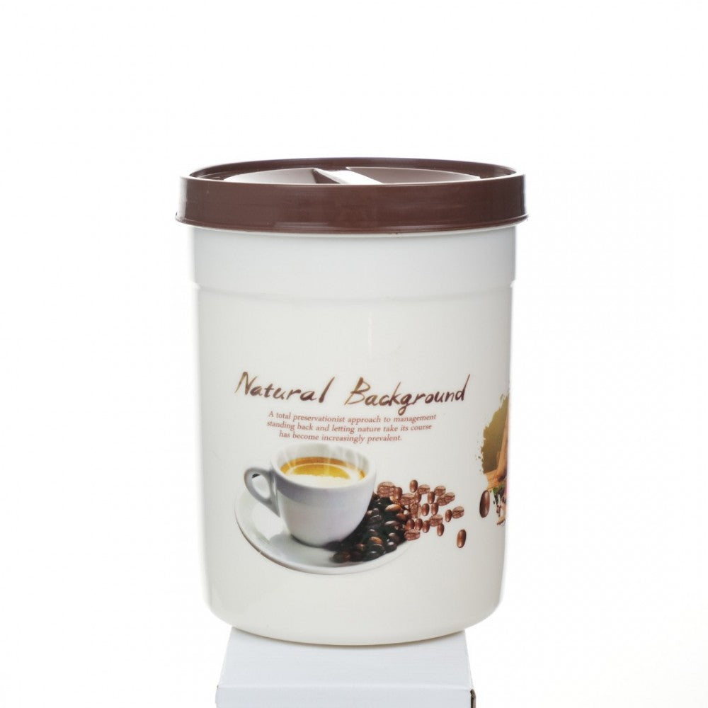 Set 4 recipiente pentru Condimente cu Lingurite si Capace, Plastic