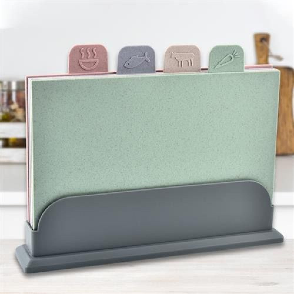 Set 4 Tocatoare din Plastic, pe suport, 30x20 cm