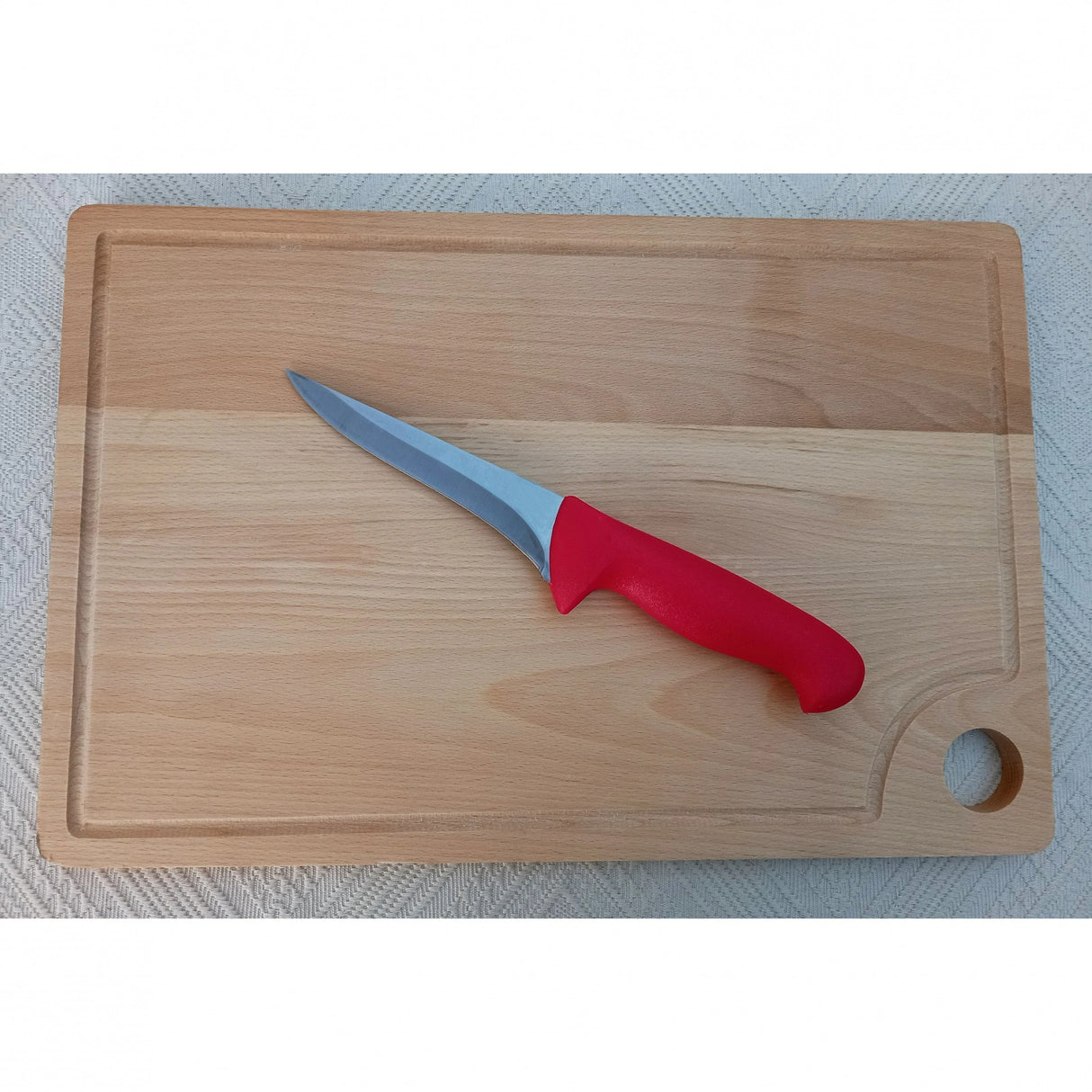 Set 5 Piese - 3 cutite Macelarie, Masat si Satar