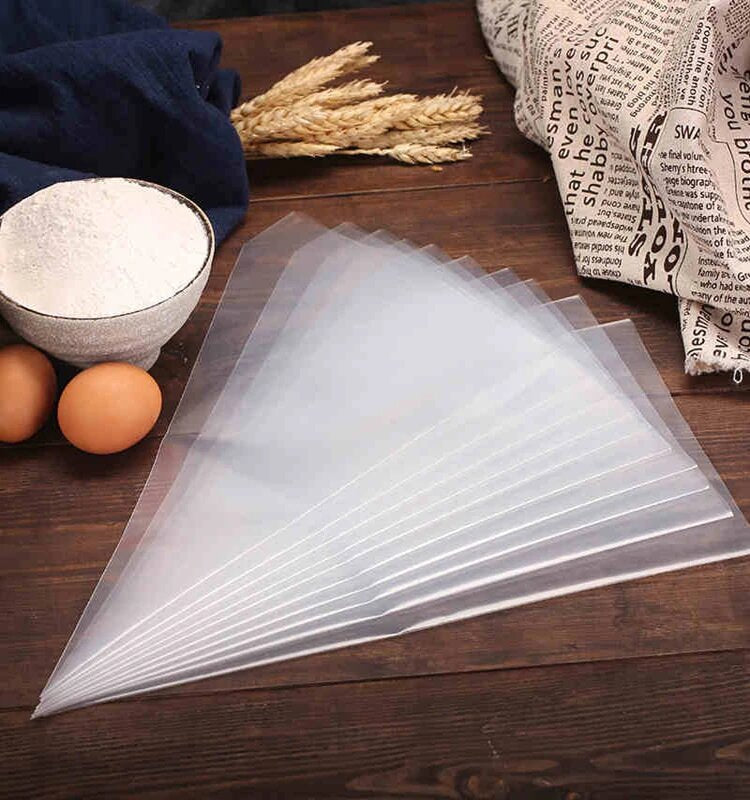 Set 50 Pungi pentru Pos, Ornat Prajituri si Torturi, 35x18 cm