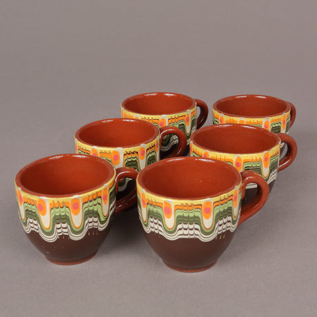 Set 6 cesti Traditionale, Ceramica, 80 ml