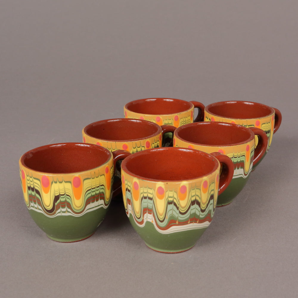 Set 6 cesti Traditionale, Ceramica, 80 ml