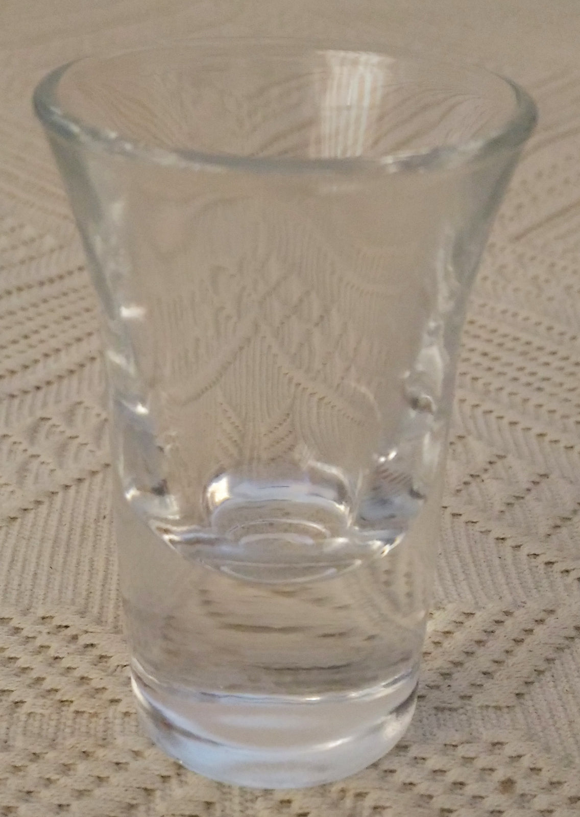 Set 6 pahare pentru Shot cu fund gros si suport din Lemn, 47x4cm