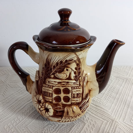 Set Ceramica pentru servire Ceai, Ceainic 1 l cu Zaharnita 500 ml